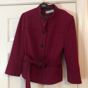 Tahari Plum Blazer 12P